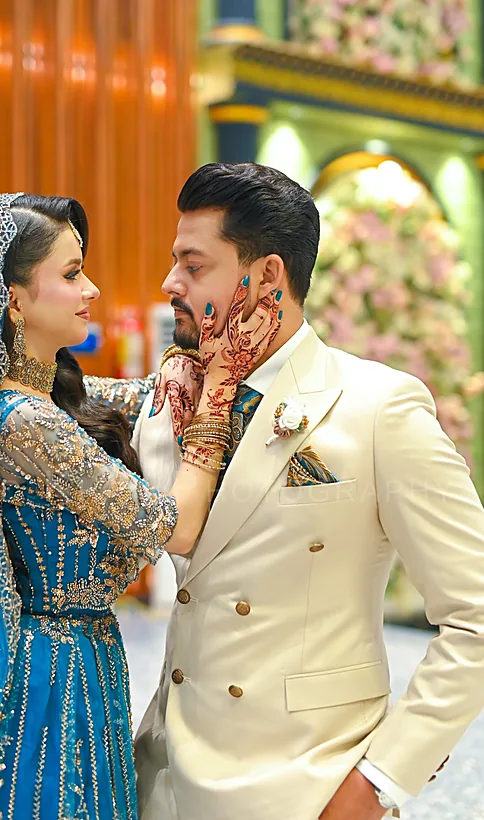 Nikkah · first look, makeup by Aqsa Danish Salon