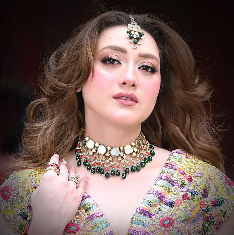 Mehndi makeup by Aqsa Danish Salon